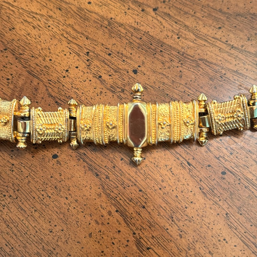 Vintage Alexis Kirk snakeskin belt😎